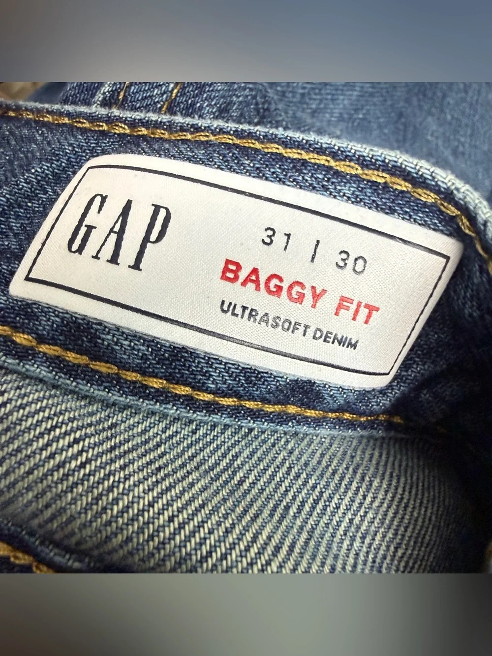 GAP UltraSoft Baggy Carpenter Relaxed Jeans - Picture 5 of 6